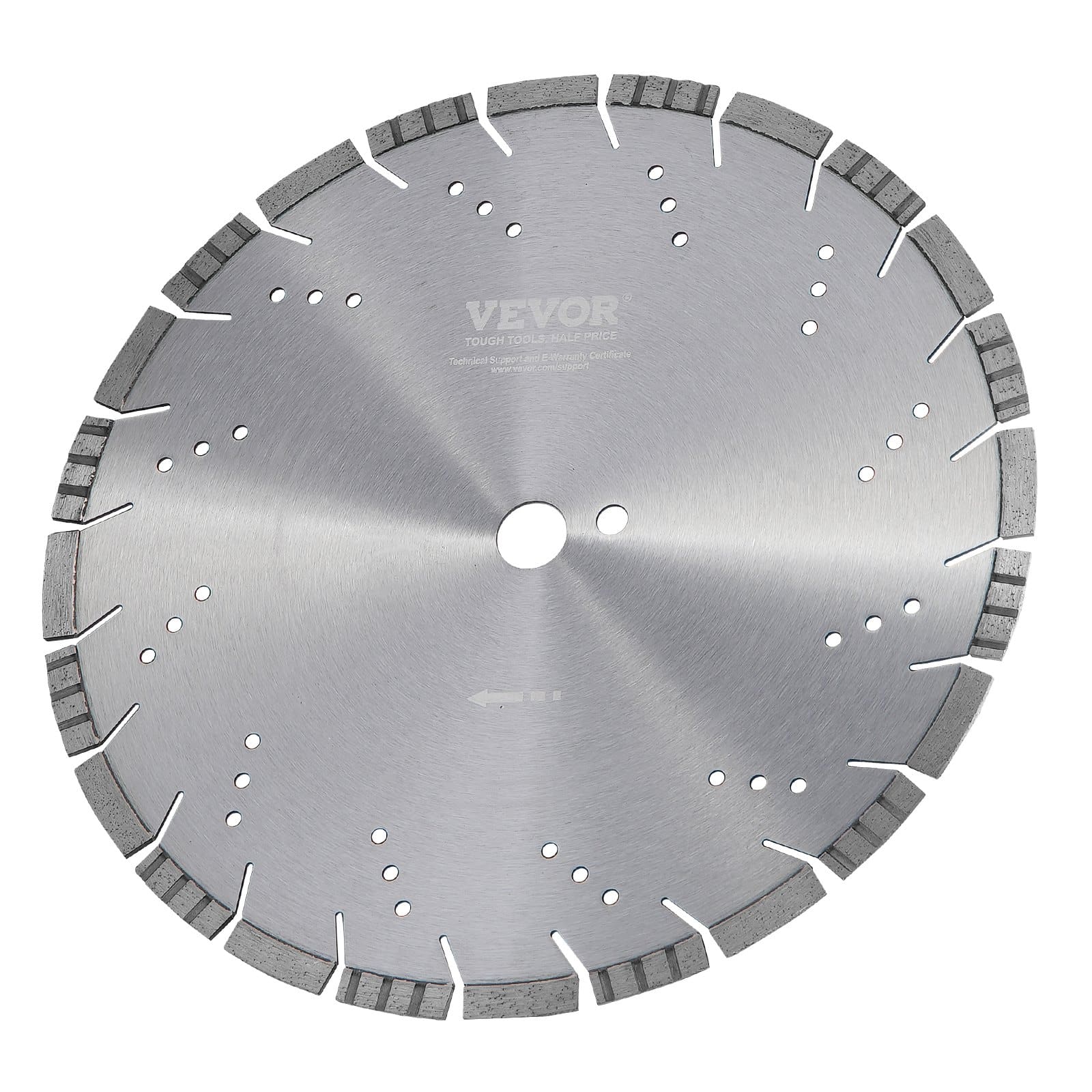 VEVOR 350mm Diamond Saw Blade for Concrete, Tile, Brick – Wet/Dry Use, 10mm Slanted Teeth, 25.4mm Arbor — изображение 9