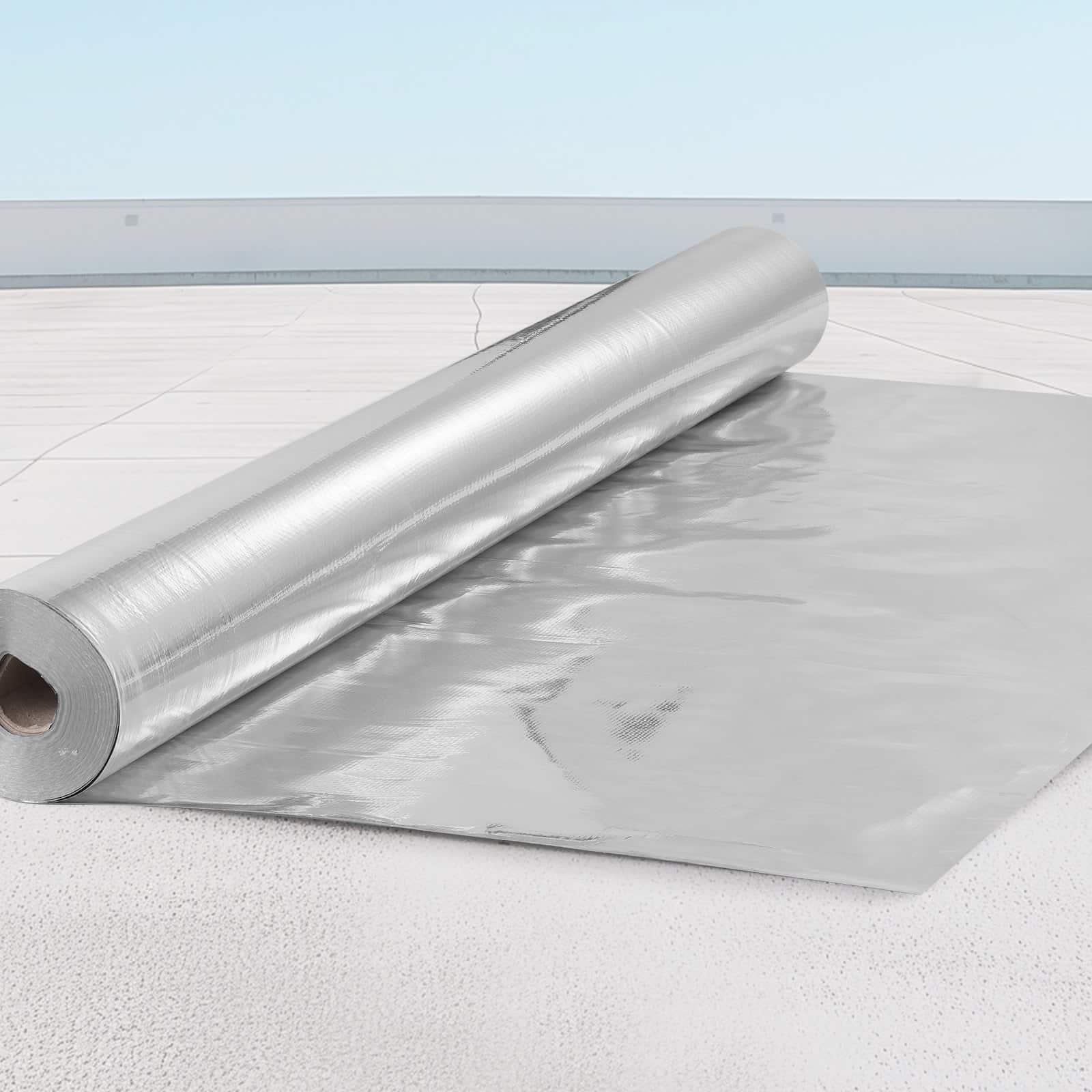 VEVOR Double Reflective Aluminum Foil Insulation Roll 0.165 mm, 1.22 m x 76.2 m, Thermal Barrier for Roof, Window, RV - Pilt 8