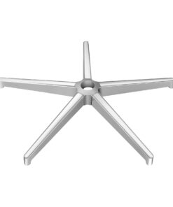 VEVOR прочное основание для офисного кресла, 71 см, нагрузка 1134 кг, универсальное, усиленный металл, серебристое