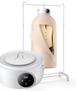 Складная портативная сушилка для одежды VEVOR мощностью 600 Вт с таймером, светодиодным дисплеем и сумкой для сушилки, отоплением PTC 70 °C для дома и путешествий