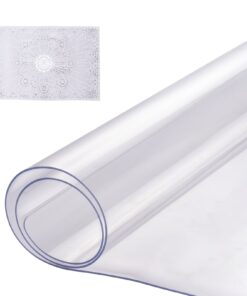 VEVOR прозрачный ПВХ защитный коврик для стола 406x813 мм, толщина 1.5 мм, водостойкий, для офиса, кухни, тумбочки