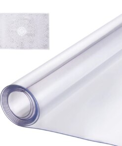 VEVOR Прозрачная ПВХ Накладка на Стол 1016x1524 мм, Толщина 1.5 мм, Водостойкий Коврик для Офиса, Кухни, Столовой