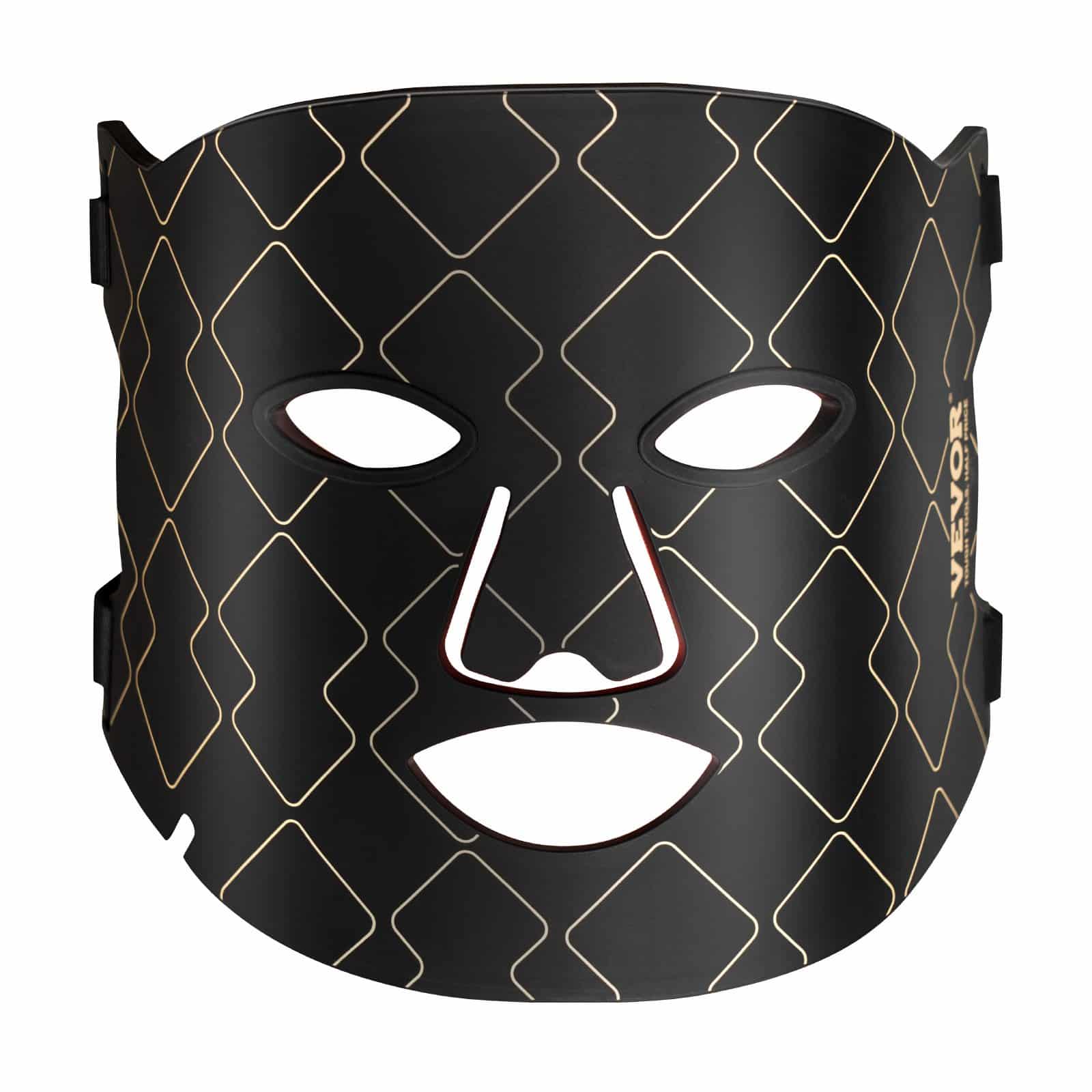 VEVOR Red Light Therapy Face Mask with 3 Wavelengths & 3 Intensity ...
