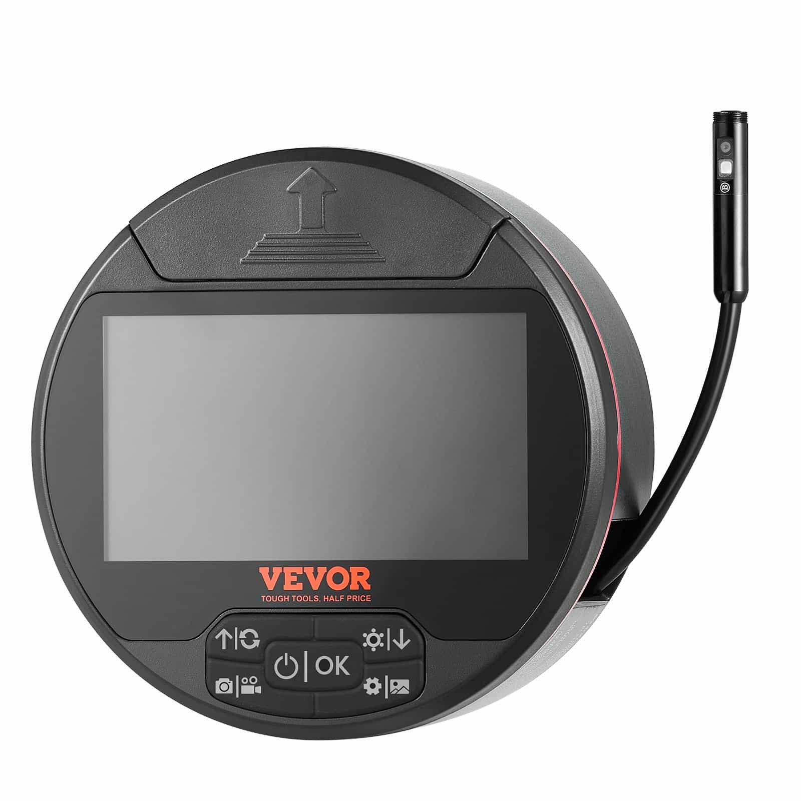 VEVOR Triple Lens Borescope Endoscope Camera with 4.3" IPS Screen, 8+2 LED Lights, 5m Cable, 32GB, IP67 Waterproof for Auto & Plumbing - Image 12