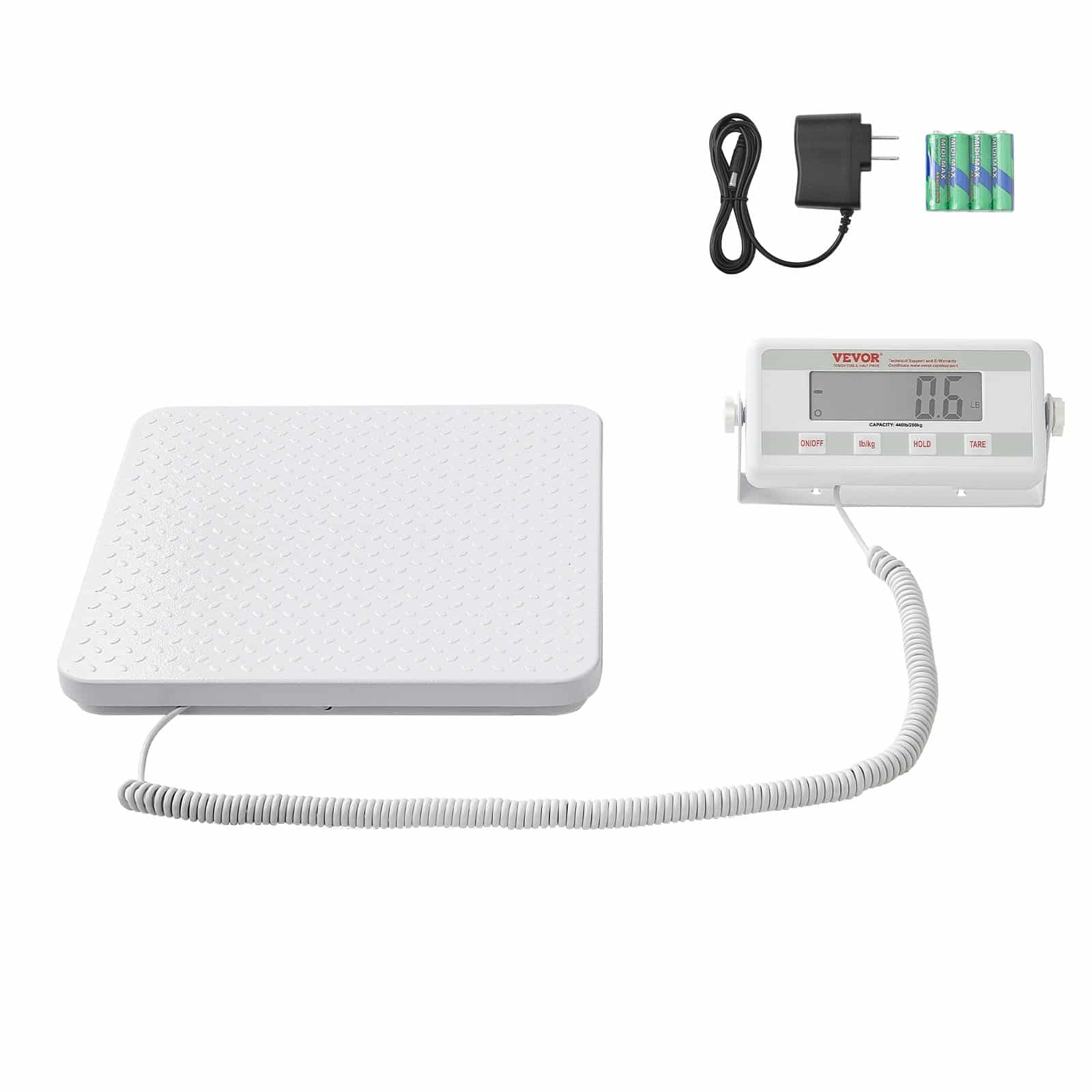 VEVOR Digital Medical Scale, Portable Physician Weight Scale 200kg Capacity, Hold & Tare, Anti-Slip, for Home Gym Hospital — изображение 9