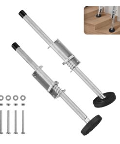 VEVOR регулируемый выравниватель лестницы 25см, сталь, нагрузка 250кг, стабилизатор для неровной поверхности, противоскользящие ножки