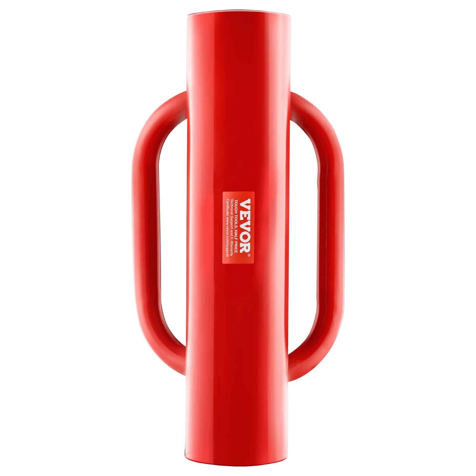 VEVOR ручной забиватель столбов с ручками, внутренний диаметр 6.9 см, углеродистая сталь, антикоррозийное покрытие, 6.35 кг