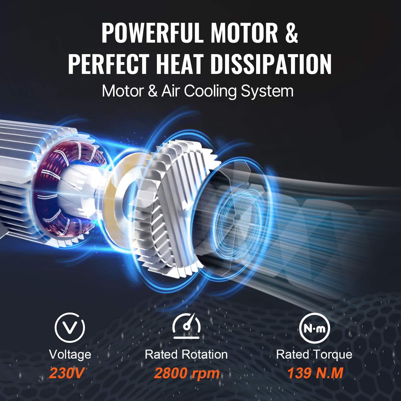 VEVOR 400 kg Electric Hoist 230V with 4.2 m Remote, 12 m Lift Height, Single/Double Cable, Emergency Stop, for Garage/Factory - Image 5