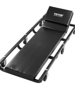 VEVOR механическая платформа 1016 мм, нагрузка 136,1 кг, регулируемый подголовник, 6 колес, прочная стальная рама