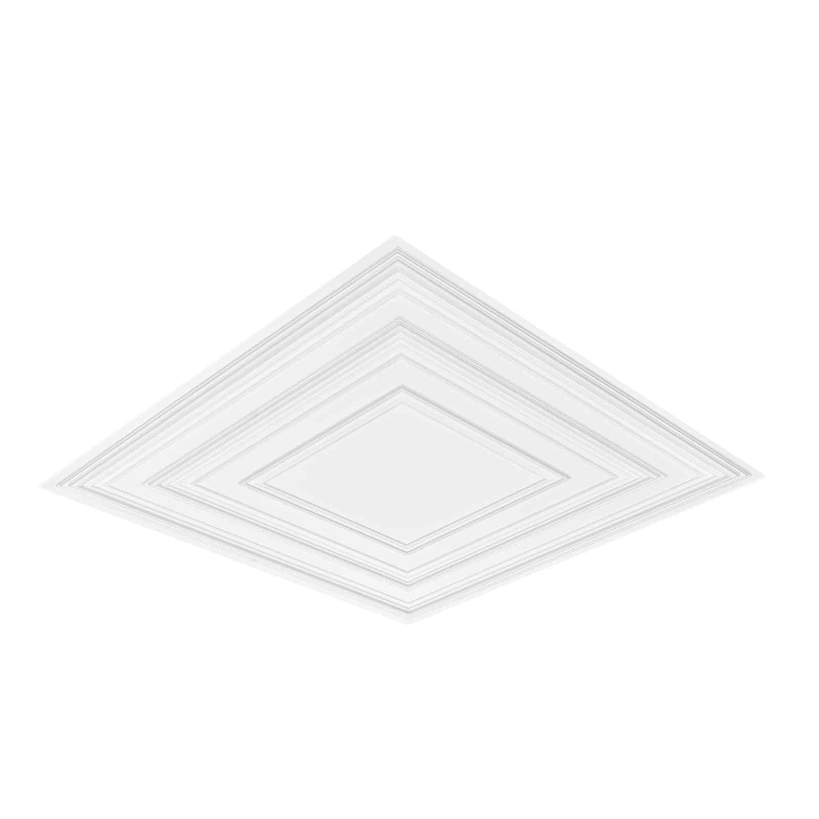 VEVOR 12-Pack White 3D PVC Ceiling Tiles 61x61 cm, Waterproof, Flame-Retardant, Easy Install, Peg Pattern - Зображення 12