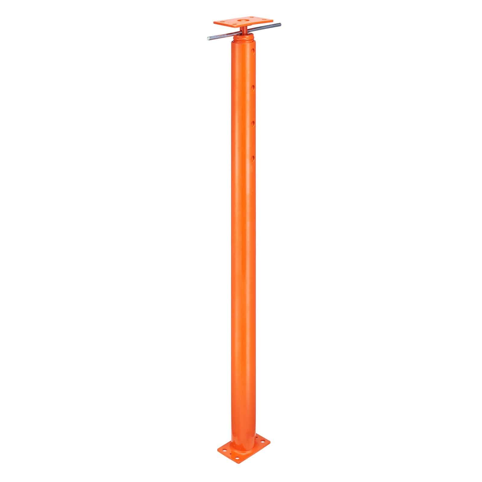 VEVOR Adjustable Steel Floor Jack, 137–381 cm Height, 5080 kg Load, Telescopic Support Post for Basement & Beam Leveling