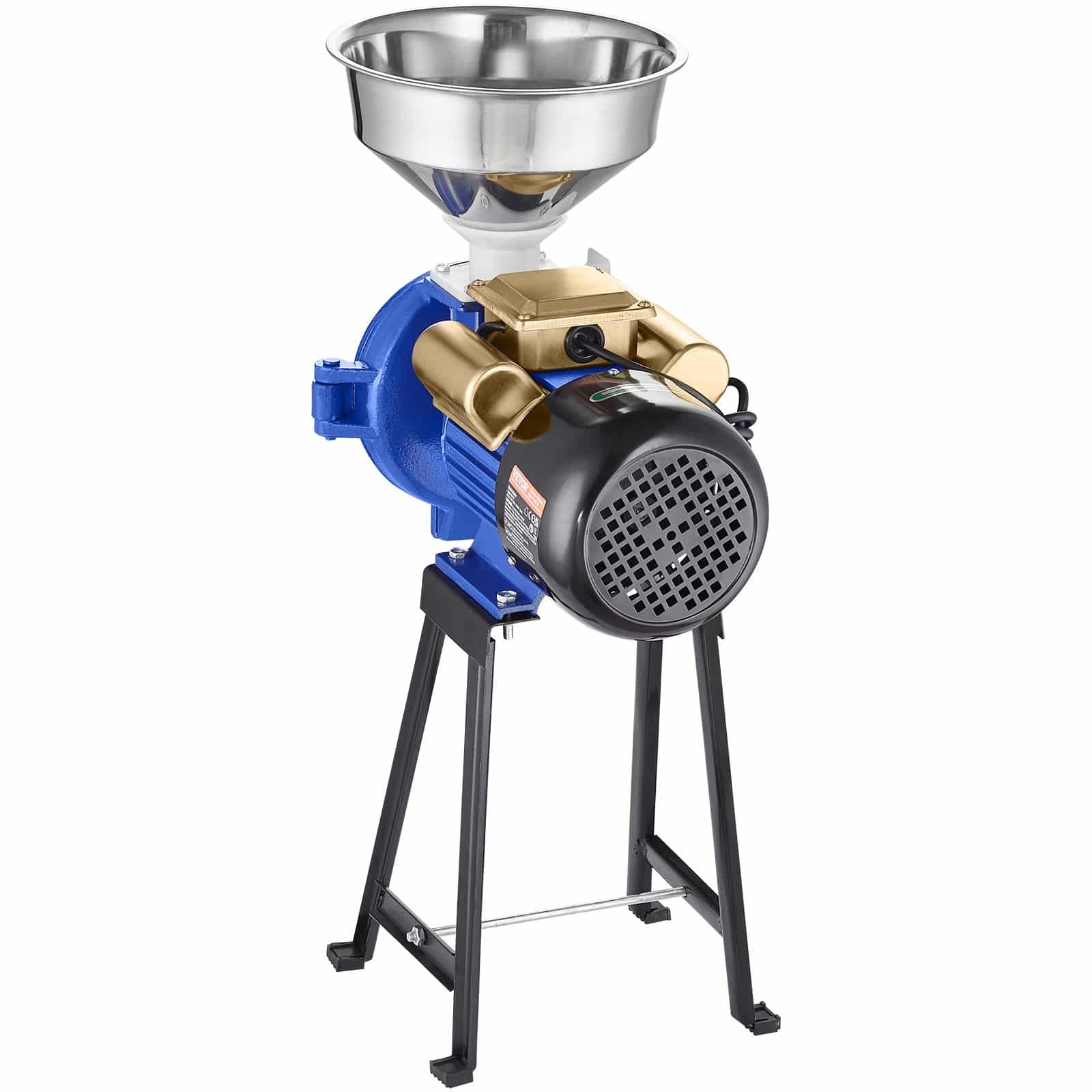 VEVOR 3000W Electric Grain Mill Grinder with Funnel – Adjustable Dry Powder Machine for Corn, Wheat, Cereal & Spices - Зображення 12