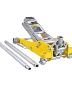 VEVOR Низкопрофильный гидравлический домкрат 3T, алюминиевый, двойной насос, диапазон 93–465 мм, тяжёлый (Жёлтый)