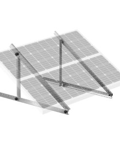 VEVOR 127см регулируемые крепления для солнечных панелей, угол 0–90°, для 100–550Вт, алюминий, для авто, крыши, лодки