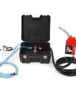 VEVOR 12В насос для дизельного топлива 38 л/мин, 186 Вт, автоматический пистолет, переносной комплект со шлангами для дизеля, керосина