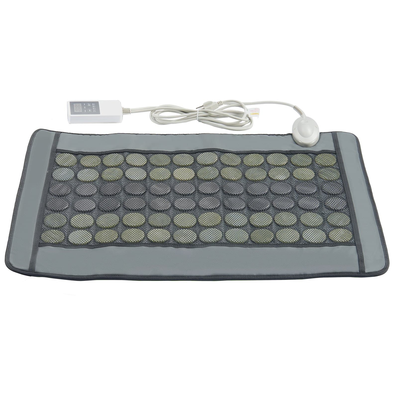 VEVOR Far Infrared Heating Pad with 48 Jade & 24 Tourmaline Stones, Smart Temp Control, Medium Size 80.5x55.9cm, Pain Relief - Pilt 11