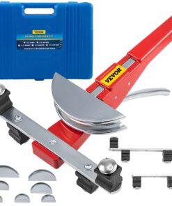 VEVOR Трубогиб с храповым механизмом 6–22 мм для медных/алюминиевых труб, 90° обратный HVAC инструмент с 7 насадками