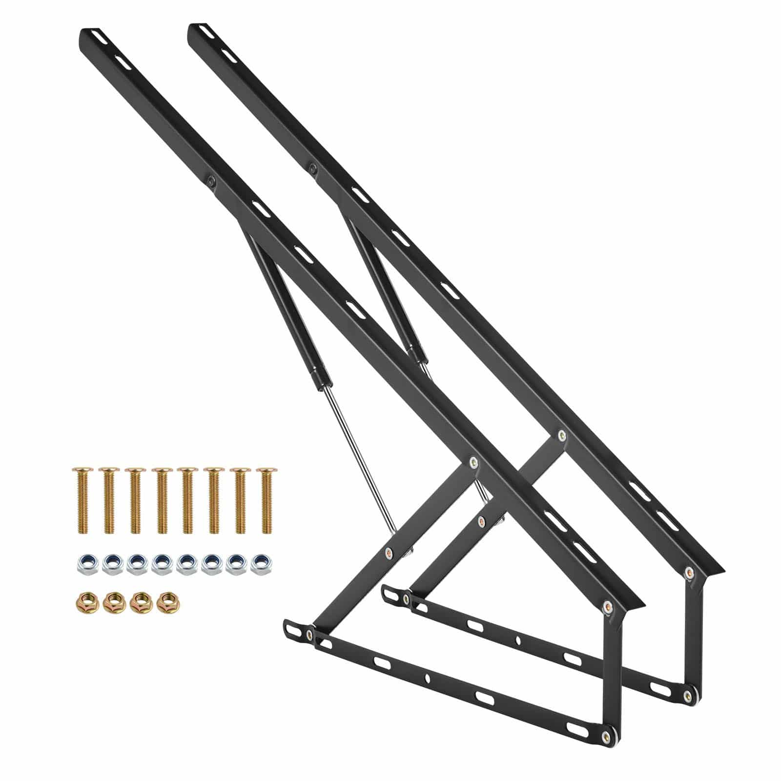 VEVOR Wall Bed Lift Kit 150x180cm, 70kg Load, Heavy-Duty Vertical Folding Bed Hardware with Gas Spring for Guest Room - Зображення 9