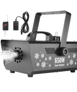 VEVOR 650W Snow Machine with 1L Tank & Remote – High Output Indoor Fake Snow Maker for Parties, Weddings & Stage Effects