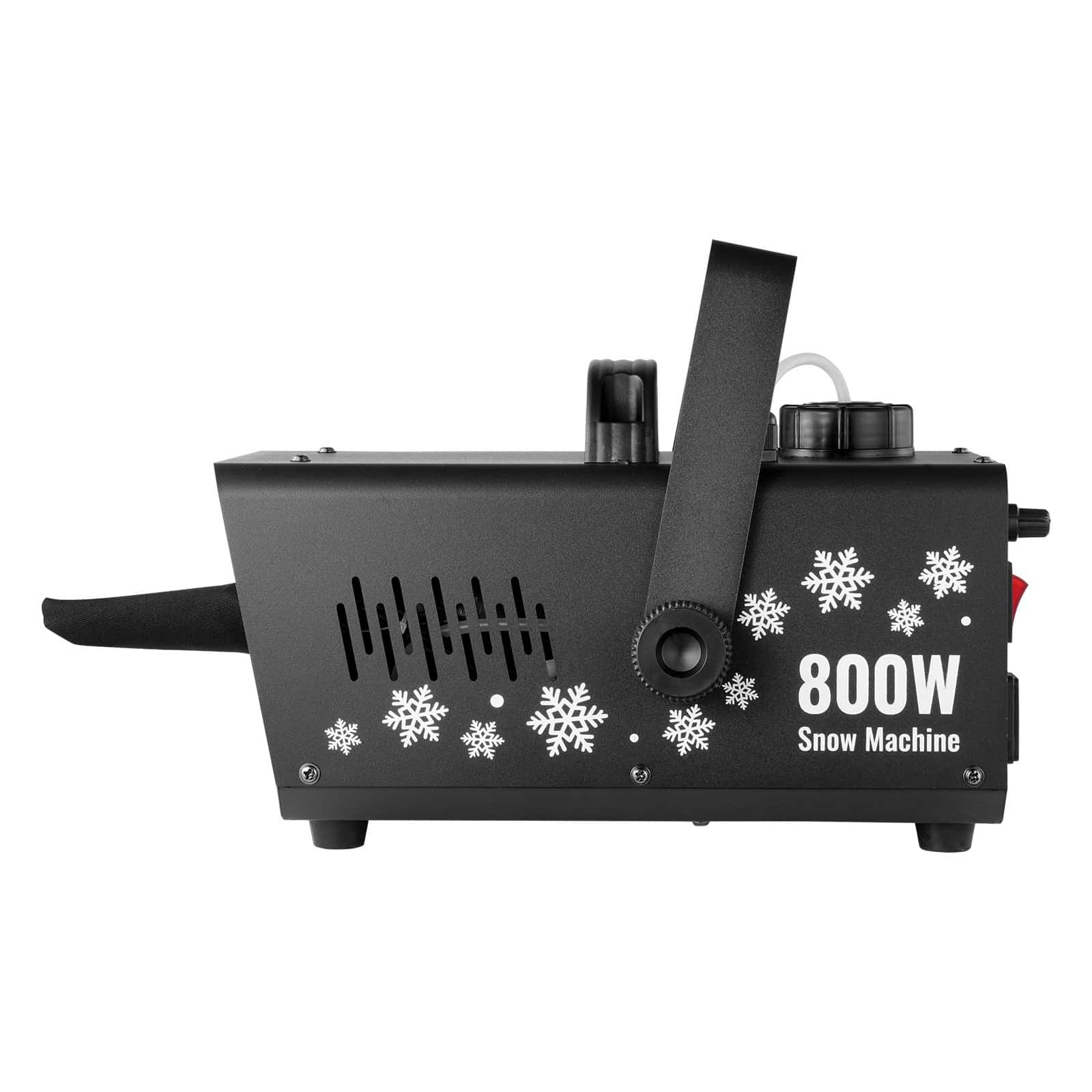 VEVOR 800W Snow Machine with LED Lights, 1L Tank & Remote, Indoor Handheld/Hanging Fake Snow Maker for Parties & Events - Image 9