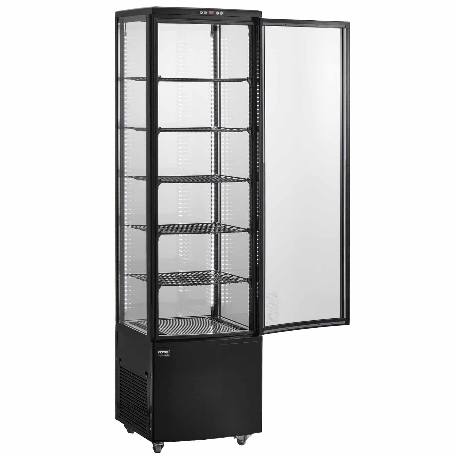 VEVOR 278L Refrigerated Pastry Display Case, 5-Tier Commercial Fridge with LED, Turbo Cooling, for Bakery & Café - Image 10