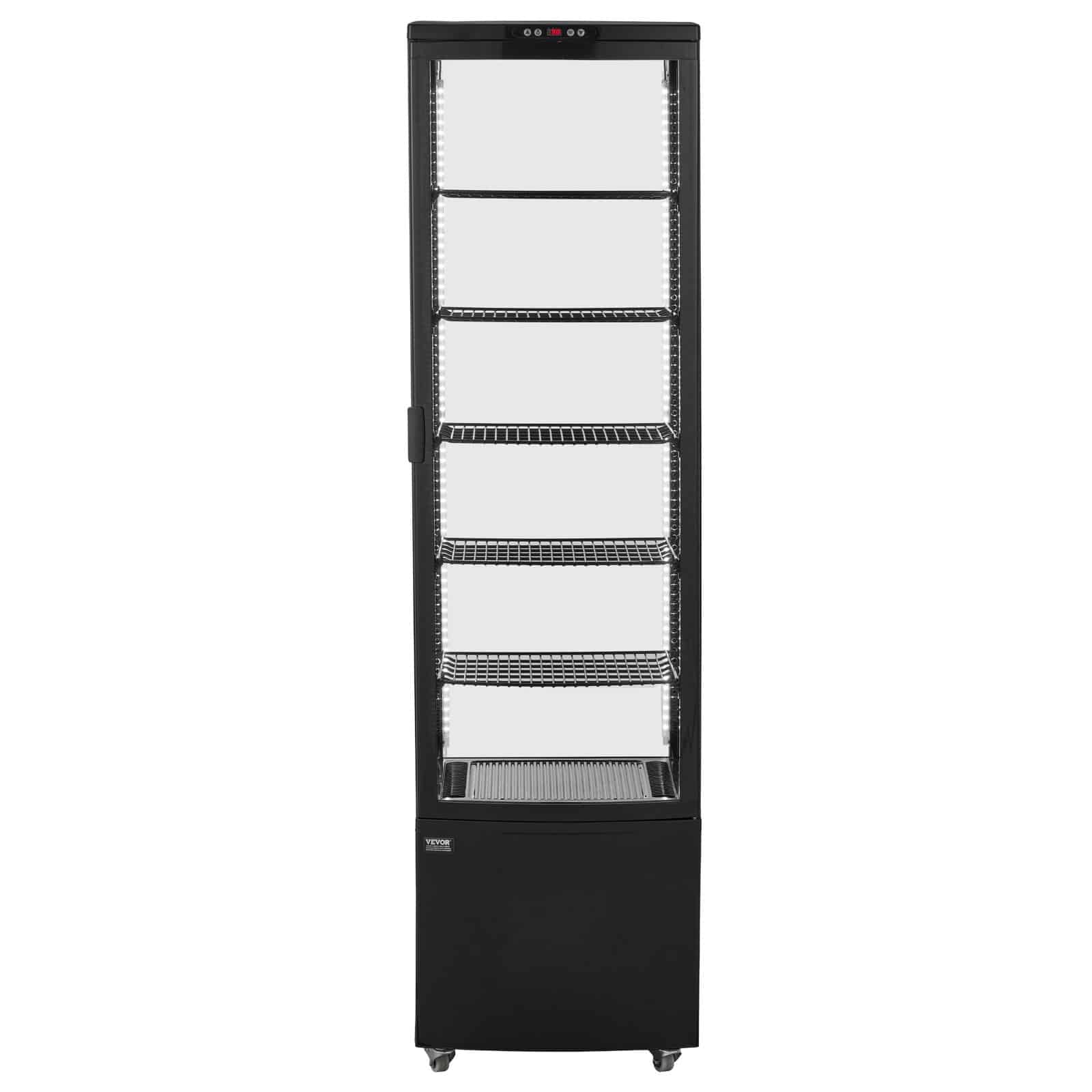 VEVOR 278L Refrigerated Pastry Display Case, 5-Tier Commercial Fridge with LED, Turbo Cooling, for Bakery & Café - Image 11