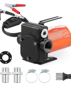 VEVOR 12В топливный насос, 19 л/мин, 75Вт, портативный электрический насос с автоотключением, для дизеля, бензина, керосина
