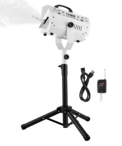 VEVOR 1200W Snow Machine with Adjustable Stand & Remote, High Output Fake Snow Maker for Parties, Weddings, Stage Effects