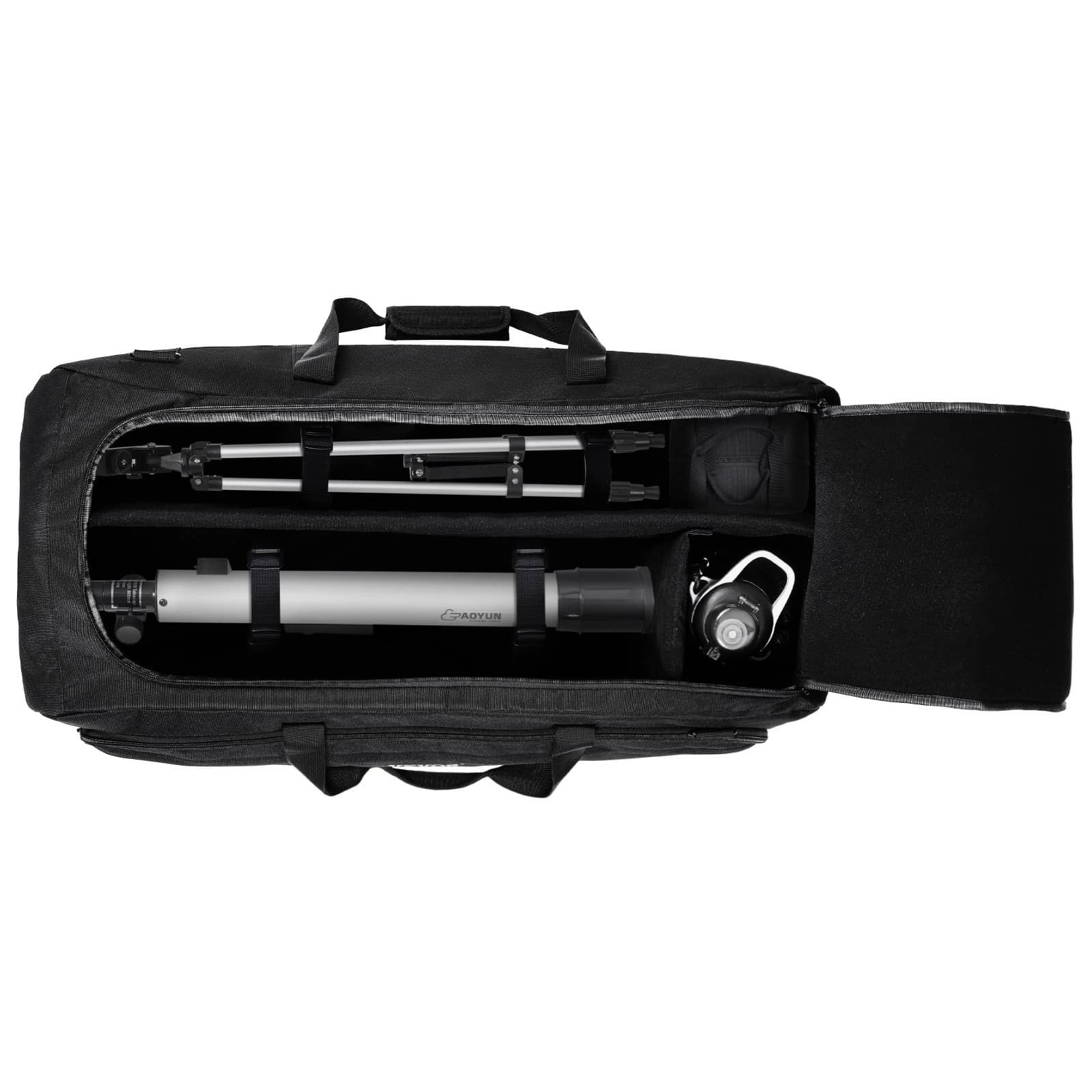 Zaino Porta Telescopio VEVOR 760mm – Con Tasche Multiple, Cinghie Di Sicurezza, Imbottitura Antiurto, Tessuto Oxford 900D Impermeabile