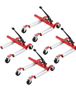 Гидравлические ролики для колес VEVOR, набор из 4 шт., грузоподъемность 680 кг каждый, 360° поворотные колеса, для перемещения авто