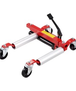 VEVOR Hydraulic Car Wheel Dolly 680 kg Capacity, 360° Swivel Wheels, Heavy Duty Vehicle Lifter for Repair & Moving