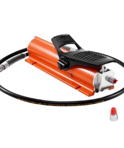 VEVOR 689 bar Air Hydraulic Foot Pump, 0.7L Reservoir, 2m Hose, NPT Inlet/Outlet, for Industrial & Aerospace Equipment