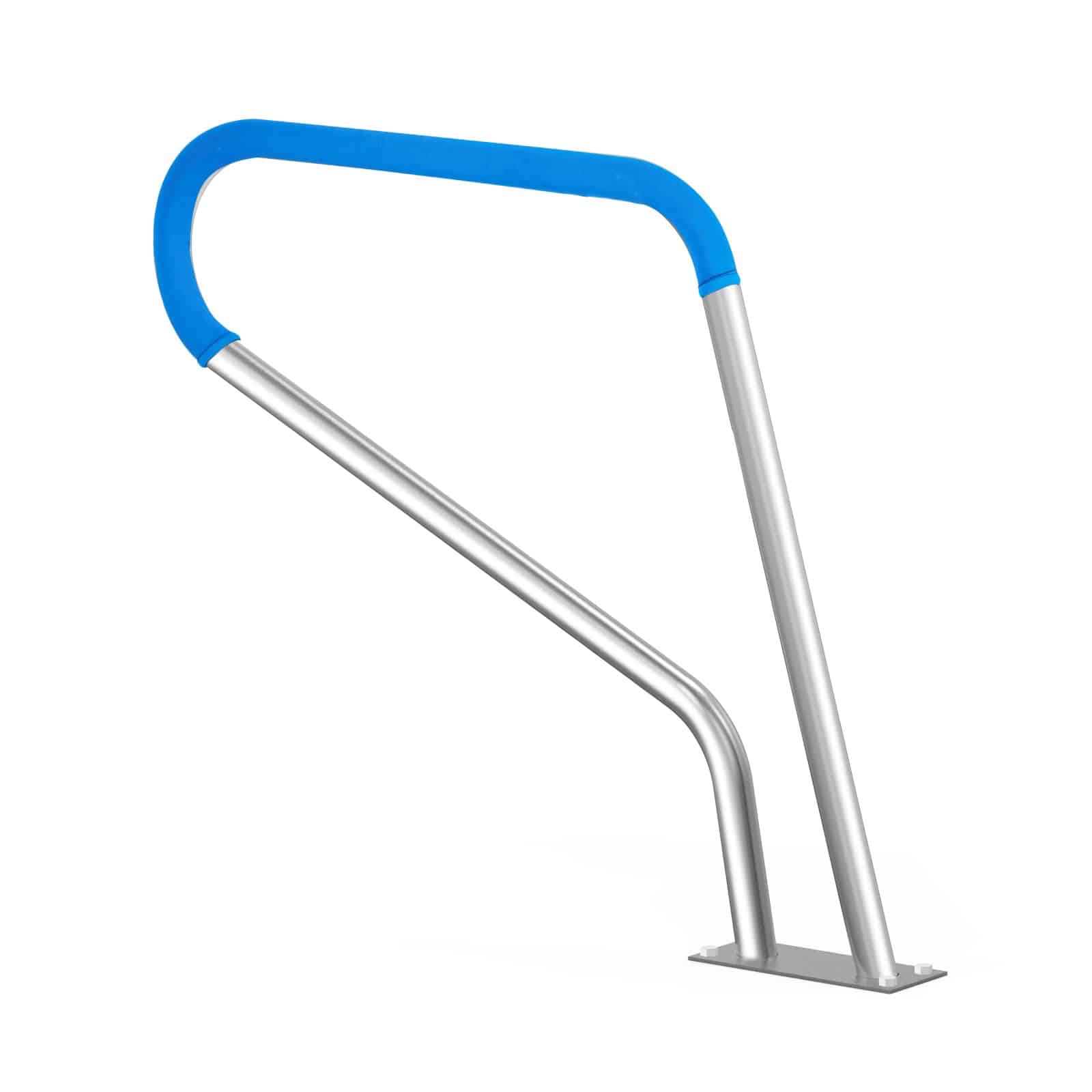 VEVOR Stainless Steel Pool Handrail 99x81cm with Base Plate & Grip Cover, Rust-Proof Safety Railing for Pools & Spas, 220lbs Capacity — attēls 10