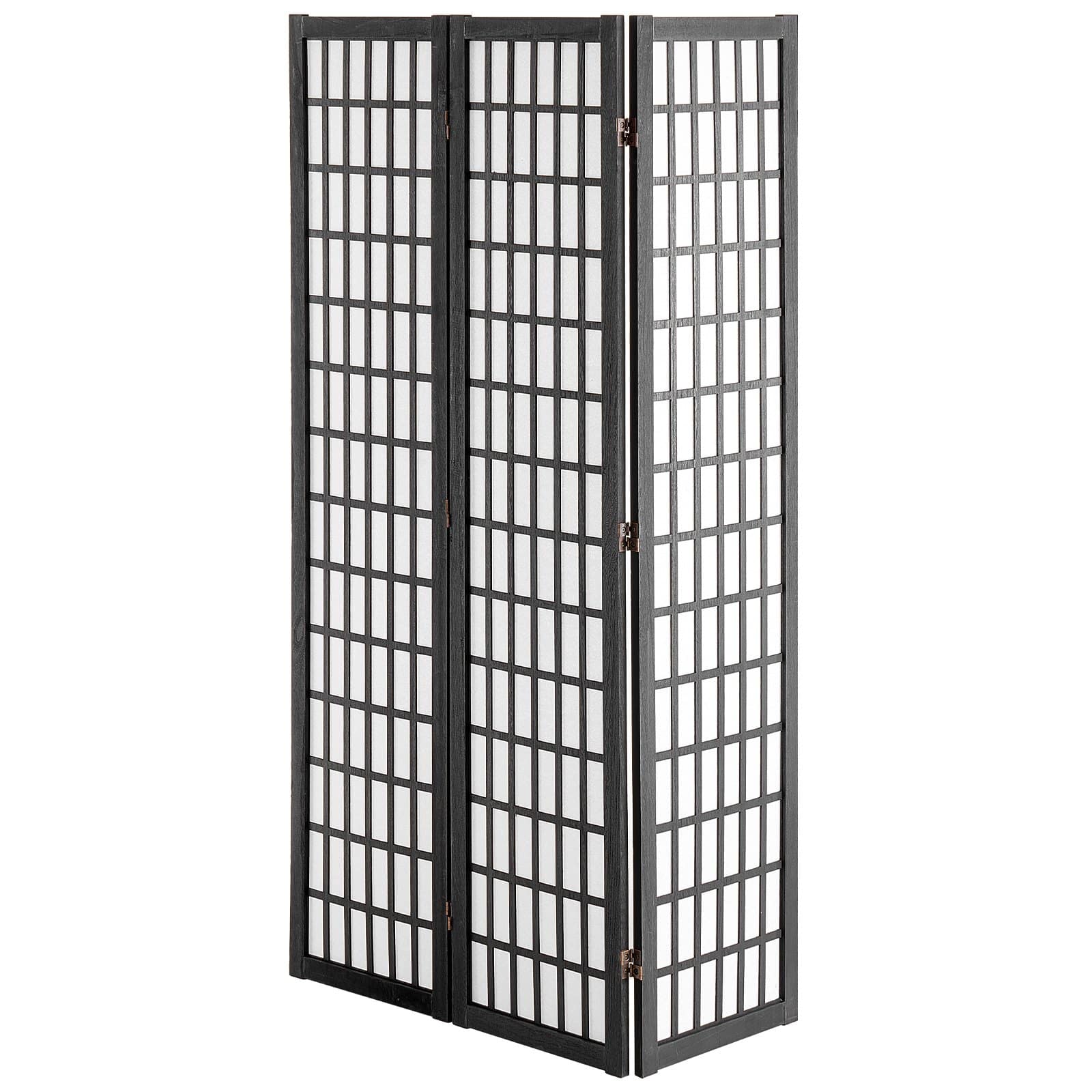 VEVOR 120 cm 3-Panel Japanese Wood Folding Room Divider – Portable Privacy Screen for Home, Office, Bedroom, or Restaurant – Paveikslėlis 10