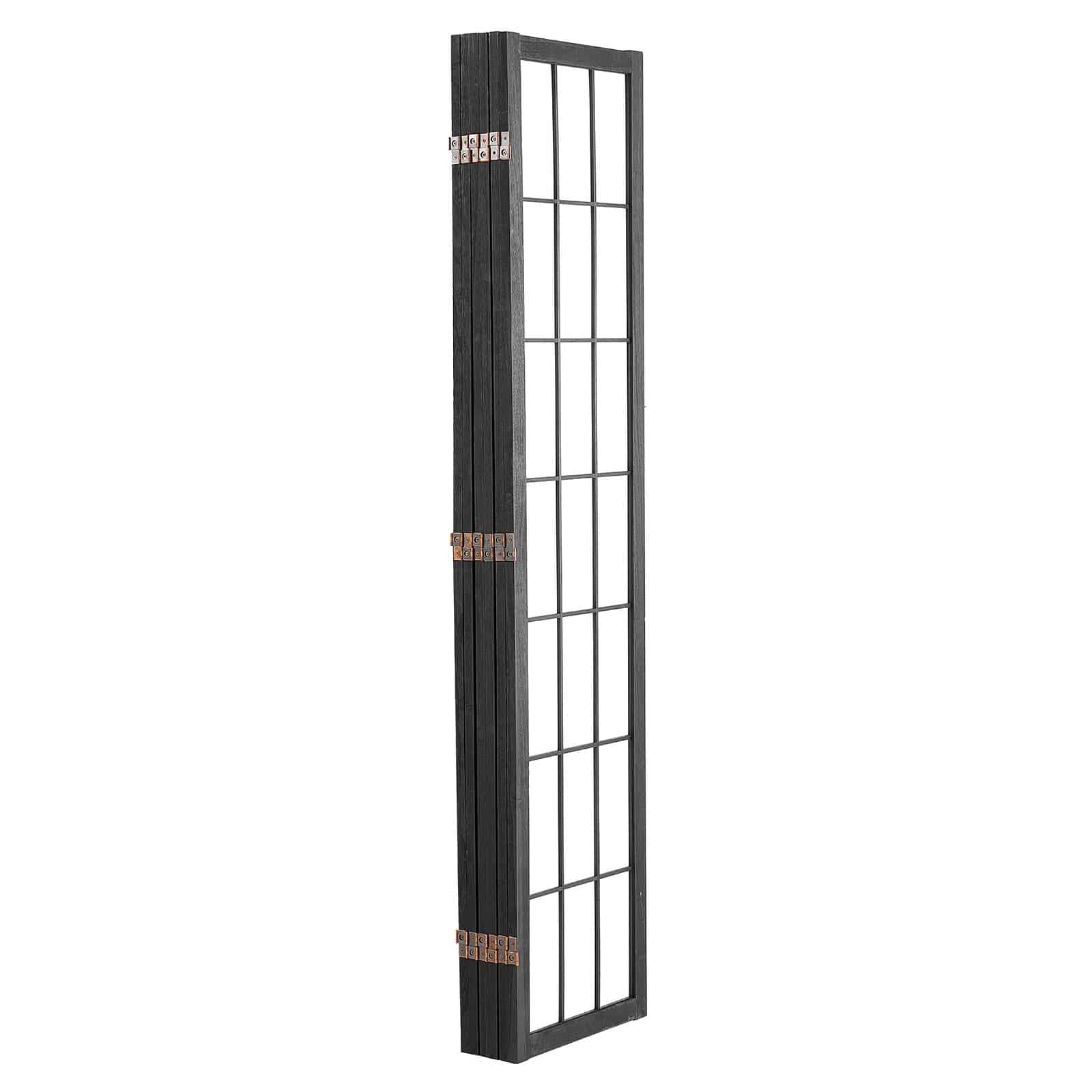 VEVOR 6-Panel Japanese Wood Room Divider, 241 cm Folding Privacy Screen for Home, Office, Bedroom, Restaurant Decor - Image 12