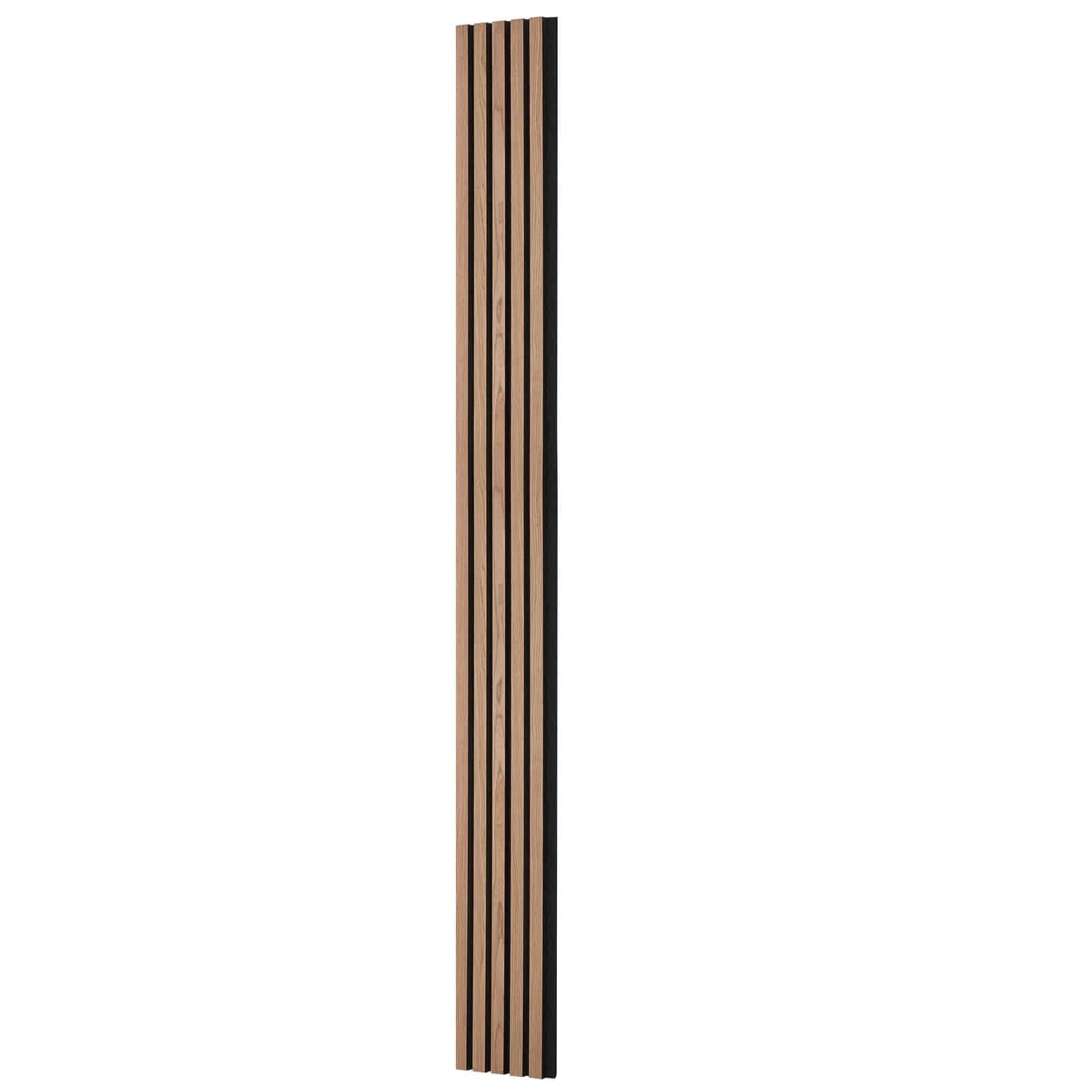 VEVOR Walnut Acoustic Wood Slat Panels 20x240cm MDF Wall Panels for Modern Interior, Noise Reduction & Easy Install, 1pc - Image 11