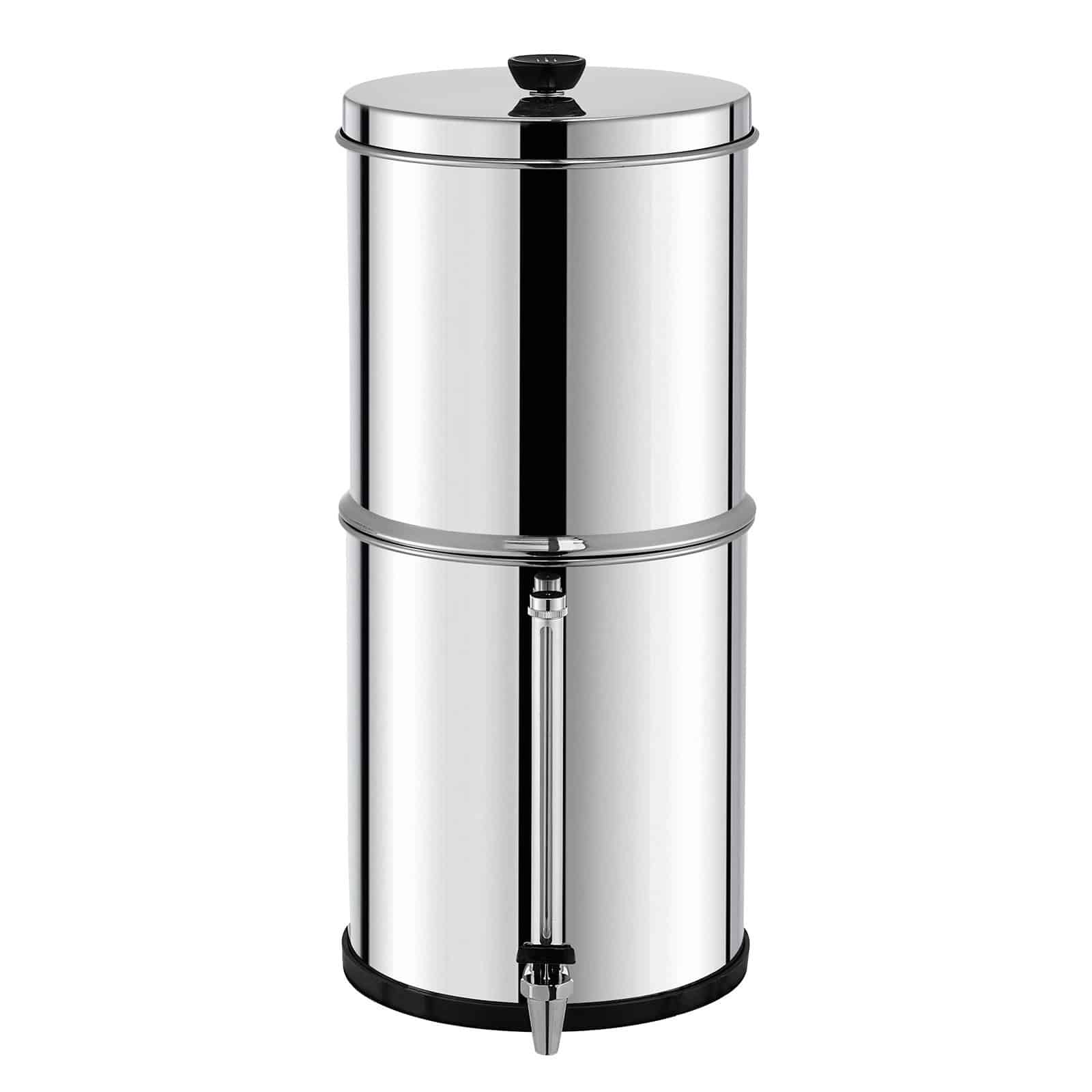 VEVOR 8.5L Gravity Water Filter System, 304 Stainless Steel, Reduces 99% Chlorine & Lead, 2 Carbon Filters, Water Level Spigot - Image 10