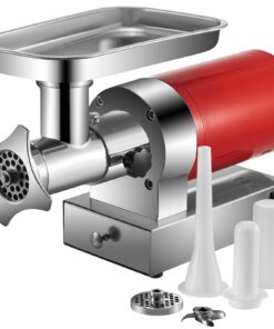 VEVOR Electric Meat Grinder 1100W, 300kg/h Heavy Duty Mincer with 2 Plates & Sausage Kit, for Home & Commercial Use