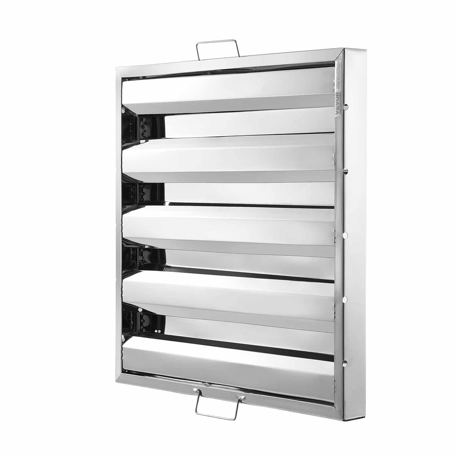 VEVOR Stainless Steel Baffle Grease Filter for Commercial Kitchen Hoods, 49.5x49.5 cm, 4 Grooves, Easy Clean, 1 Piece — изображение 12