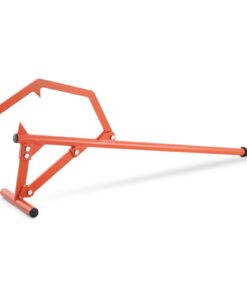 Подъемник для бревен VEVOR с регулируемым крюком, ручка 118 см, стальной ролик для бревен до 63.5 см диаметром