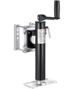 VEVOR 900 kg Heavy Duty Swivel Trailer Jack with 25 cm Lift, Bolt-On Handle, for RV, Horse, Utility & Yacht Trailers
