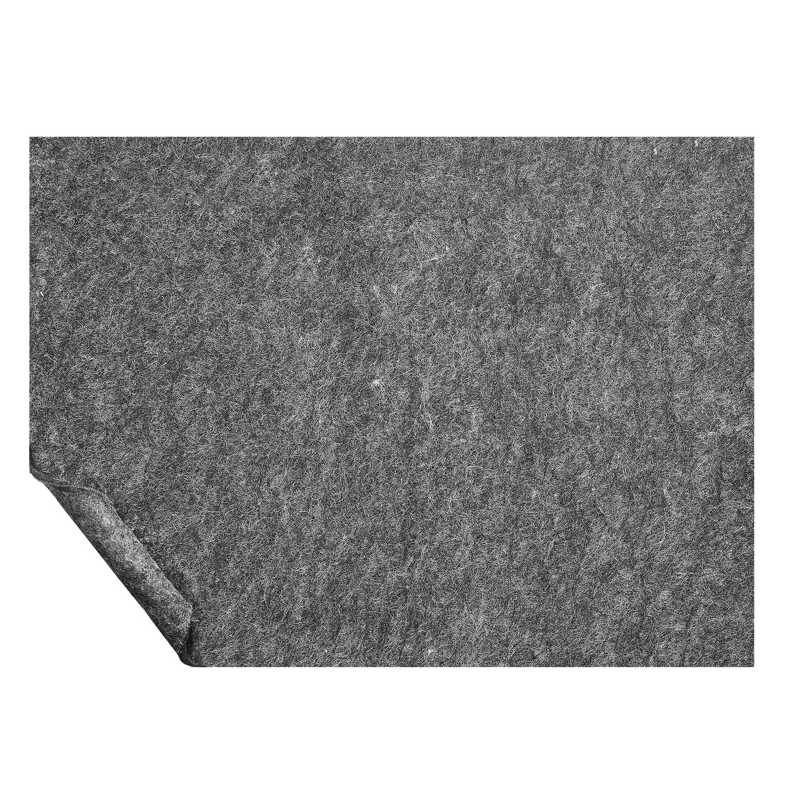 VEVOR 6,85㎡ ковровая подкладка, 12 мм толстый полиэстеровый фетр, защитный коврик без противоскольжения, серый