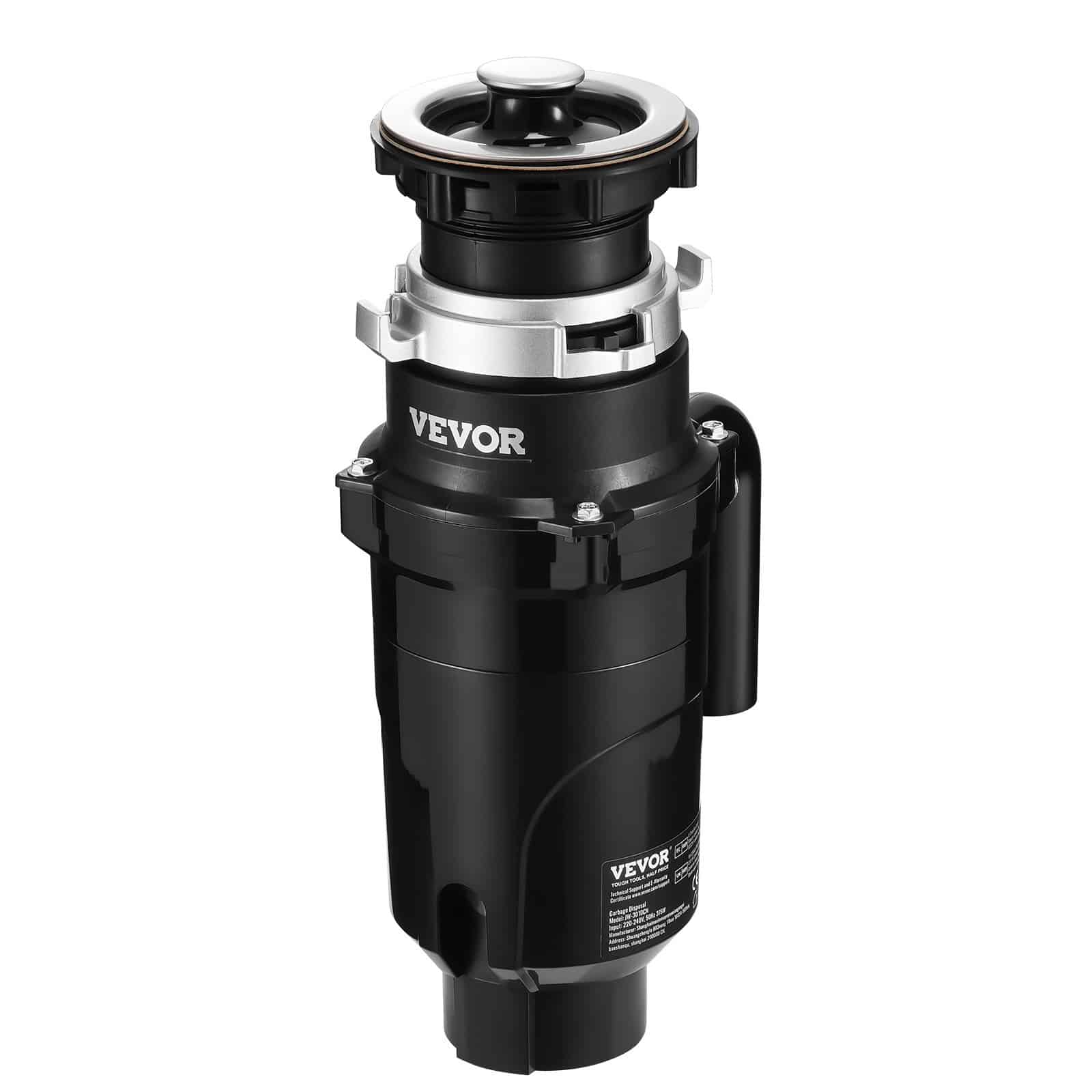 VEVOR 370W Garbage Disposal with 3820 RPM Continuous Feed, Quiet Operation, Stainless Steel Grinder, Easy Install — Attēls 10