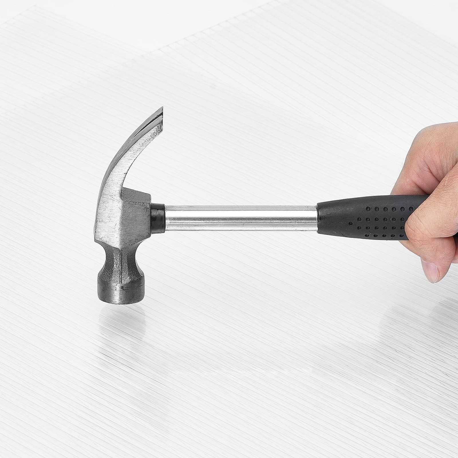 VEVOR 12-Pack Polycarbonate Greenhouse Panels 61x122x0.6cm, Clear UV-Proof Corrugated Roofing Sheets, Impact-Resistant, Waterproof — attēls 12