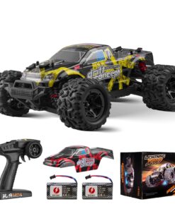 VEVOR 1:18 4WD RC bezceļu auto bērniem, 45 km/h, regulējams ātrums, IPX4, 100 m tālvadība, rotaļlieta 8+ gadiem