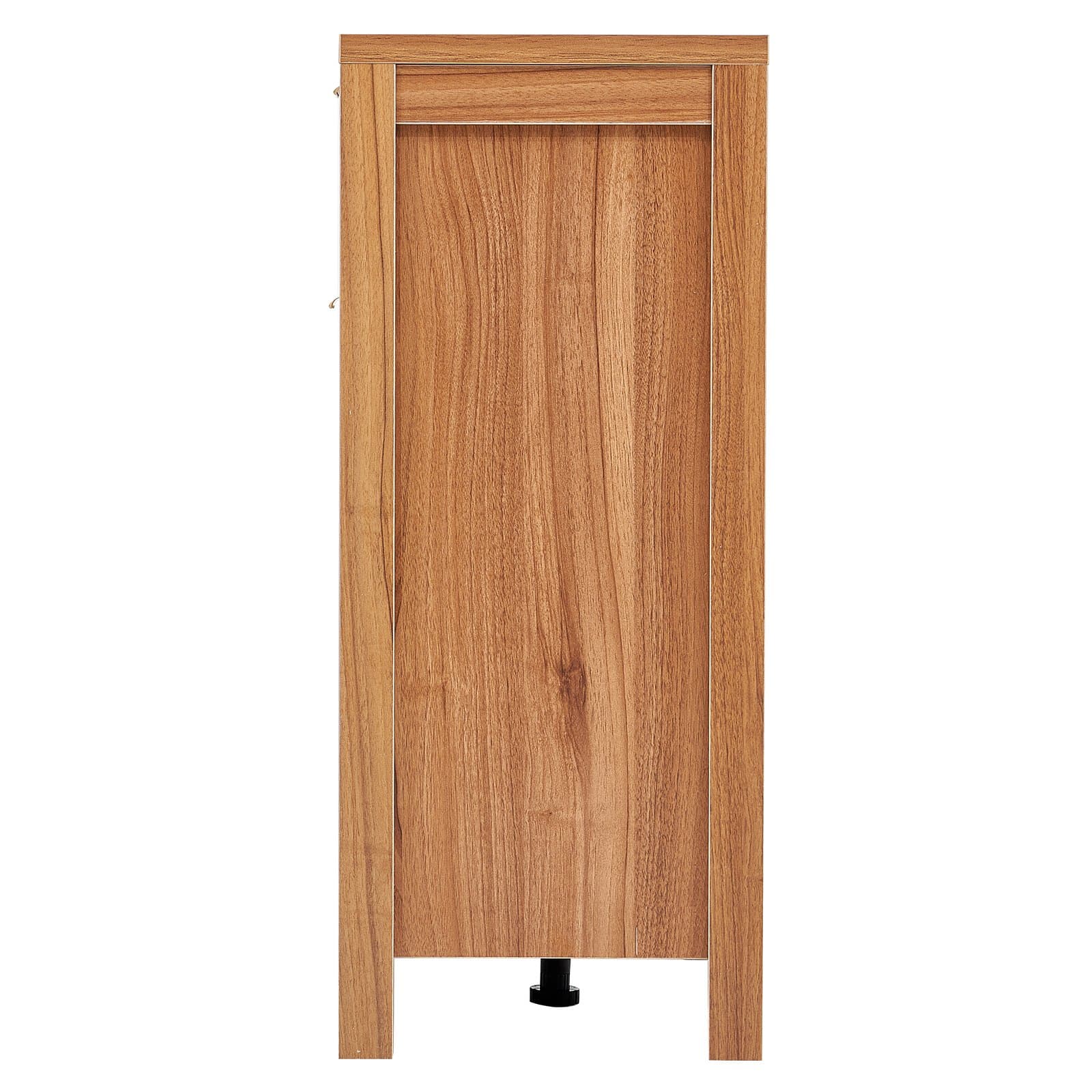 VEVOR Set of 2 Rattan Storage Cabinets, 4 Magnetic Doors, 2 Drawers, Adjustable Shelves, Natural Sideboards for Home Use – Paveikslėlis 11