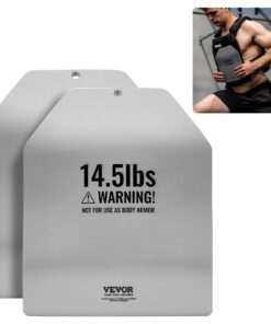 VEVOR 6,6 кг изогнутые стальные пластины для жилета – эргономичная посадка для силовых тренировок и бега