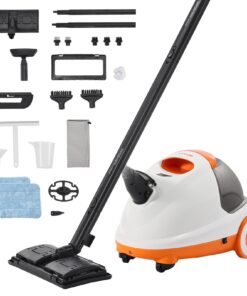 VEVOR Multipurpose Steam Cleaner 2000W with 23 Accessories, 2.5L Tank, Long Cord, for Grout, Floors, Appliances & Car