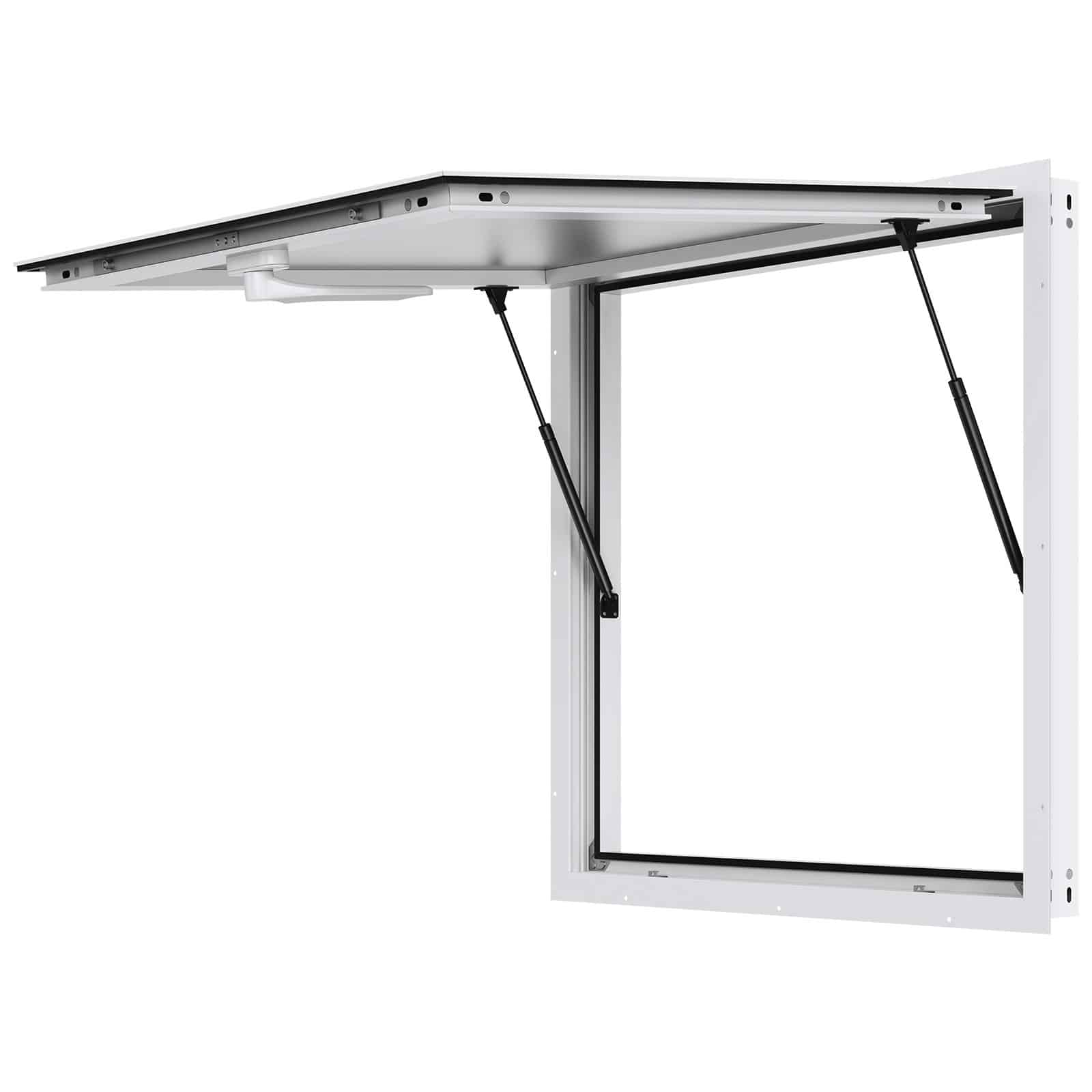 VEVOR 91x91 cm Aluminum Concession Window with Awning, Lock & Hydraulic Rods for Food Trucks & Trailers - Image 9
