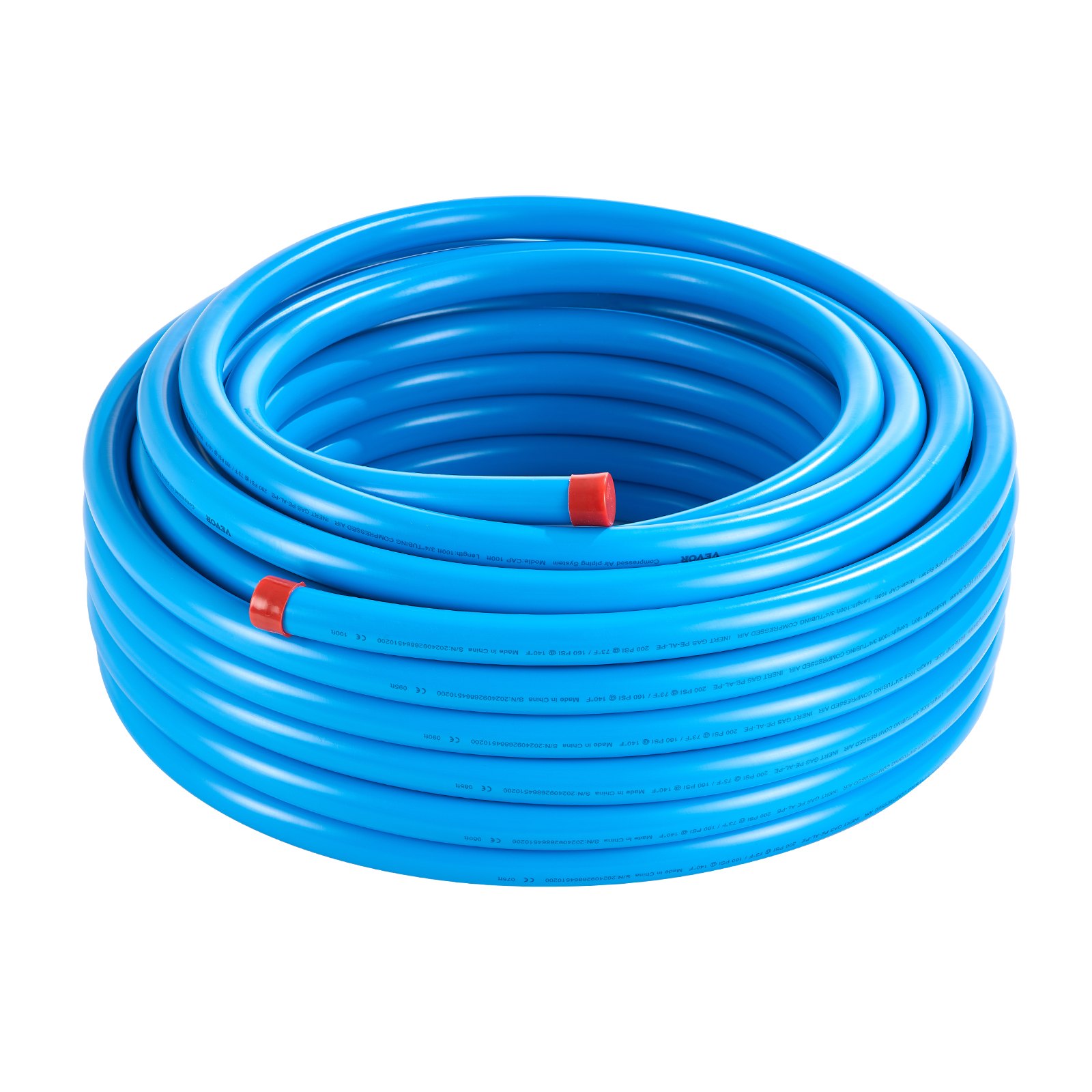 VEVOR 30.5m x 19mm HDPE-Aluminum Compressed Air Line Kit - Leak-Proof, Pressure-Resistant Pipe System for Garages & Workshops — Attēls 10
